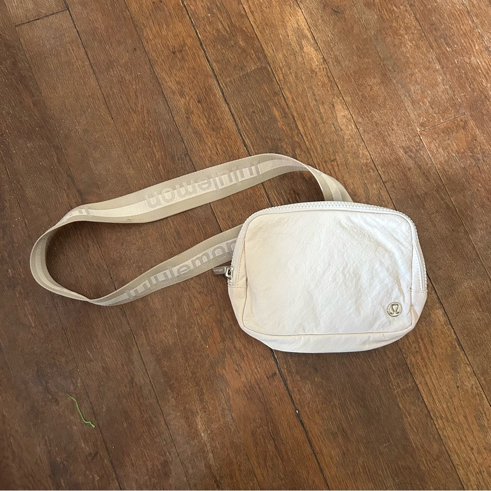 Lululemon Cream Crossbody Bag